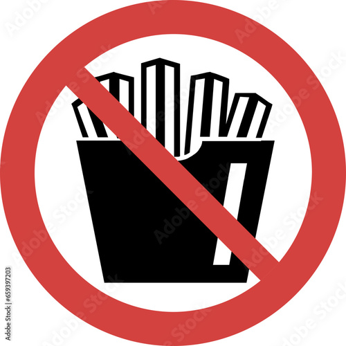 Fries not allowed