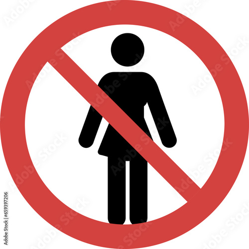 Female not allowed