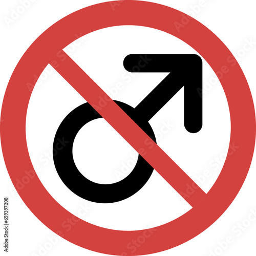 Male not allowed