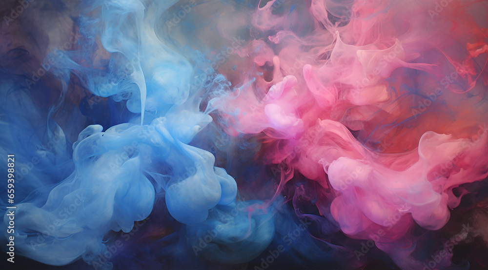 Abstract paint background illustration, generative AI Abstract paint background illustration, generative AI