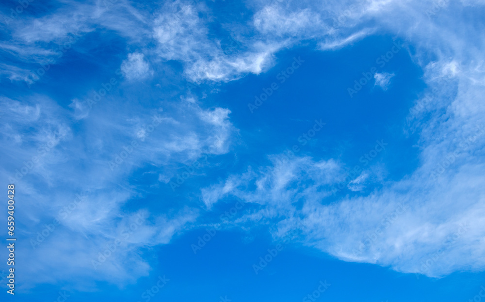 White clouds in blue sky. White clouds in blue sky.
