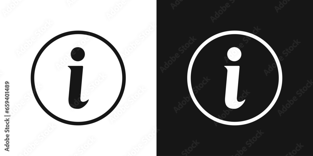 i Information vector sign. Interface symbol, i button i Information vector sign. Interface symbol, i button