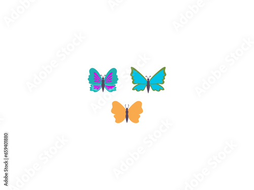 Bes5t collection butterfly design  vector and illustration