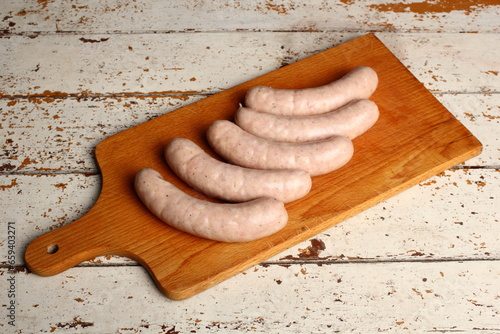 White sausage photo