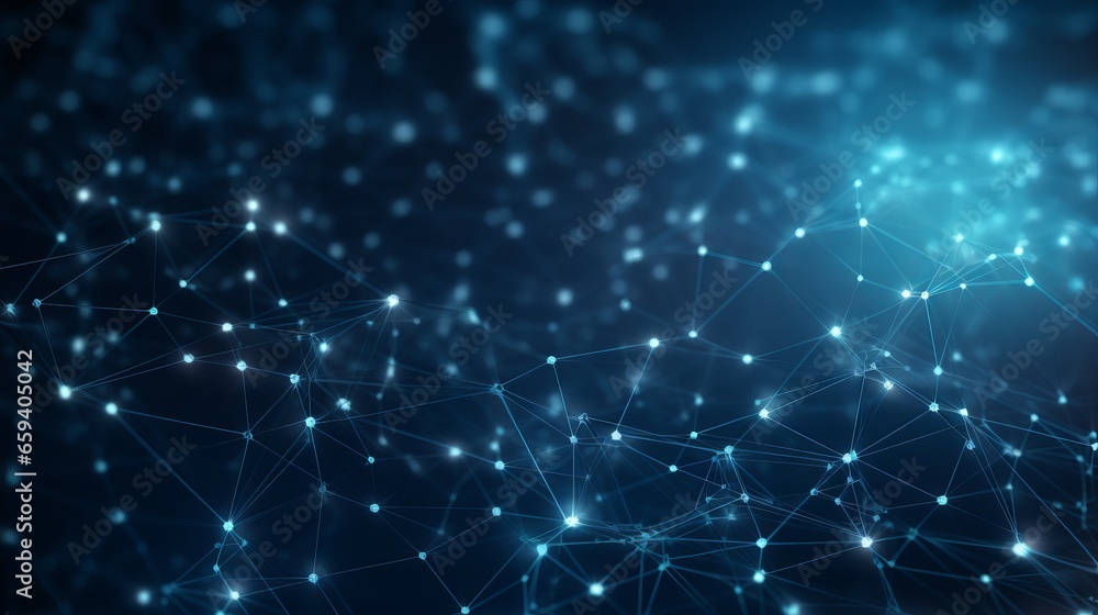 Data technology abstract futuristic illustration . Low poly shape with connecting dots and lines on dark background. 3D rendering . Big data visualization . Data technology abstract futuristic illustration . Low poly shape with connecting dots and lines on dark background. 3D rendering . Big data visualization .