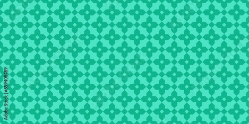 Green geometric seamless pattern for background. beautiful wall texture