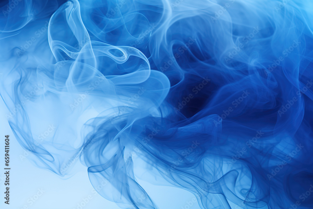 Fototapeta premium blue mystic smoke background design