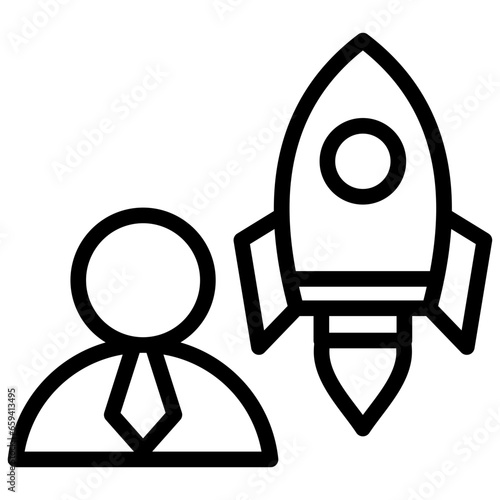 Founders Outline Icon