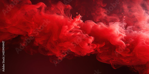 red mystic smoke background design