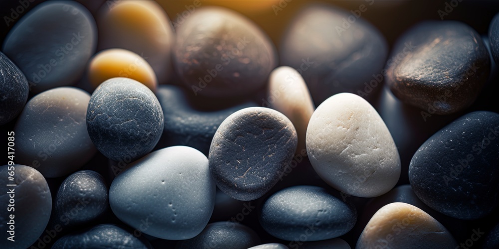 background of shiny gray stones and pebbles. background of shiny gray stones and pebbles.