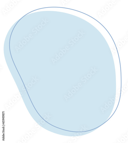 Organic blob shape element
