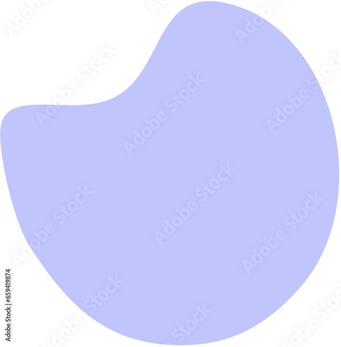 Organic blob shape element