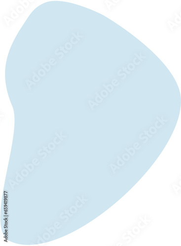 Organic blob shape element