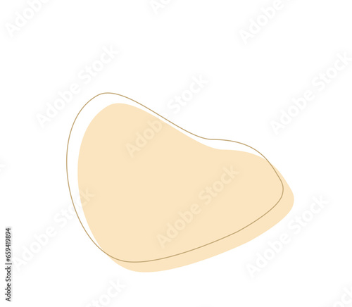 Organic blob shape element