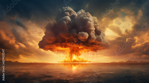 Nuclear Explosion and Environmental Pollution Caused by Humanity