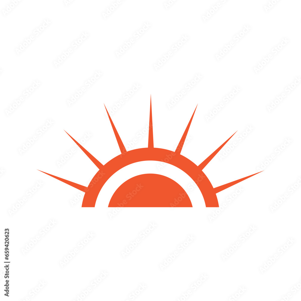 Sun Vector illustration Icon Logo Template design Sun Vector illustration Icon Logo Template design