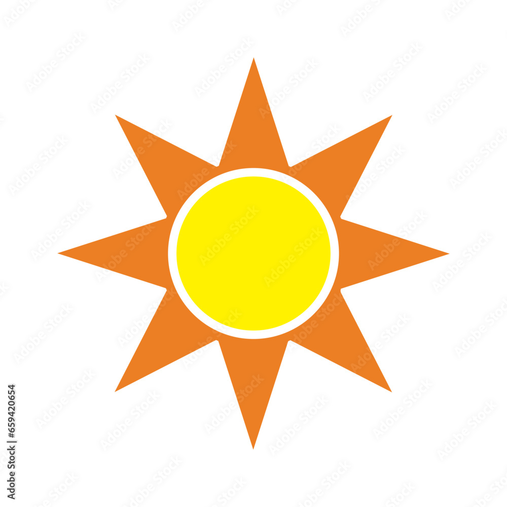 Sun Vector illustration Icon Logo Template design Sun Vector illustration Icon Logo Template design