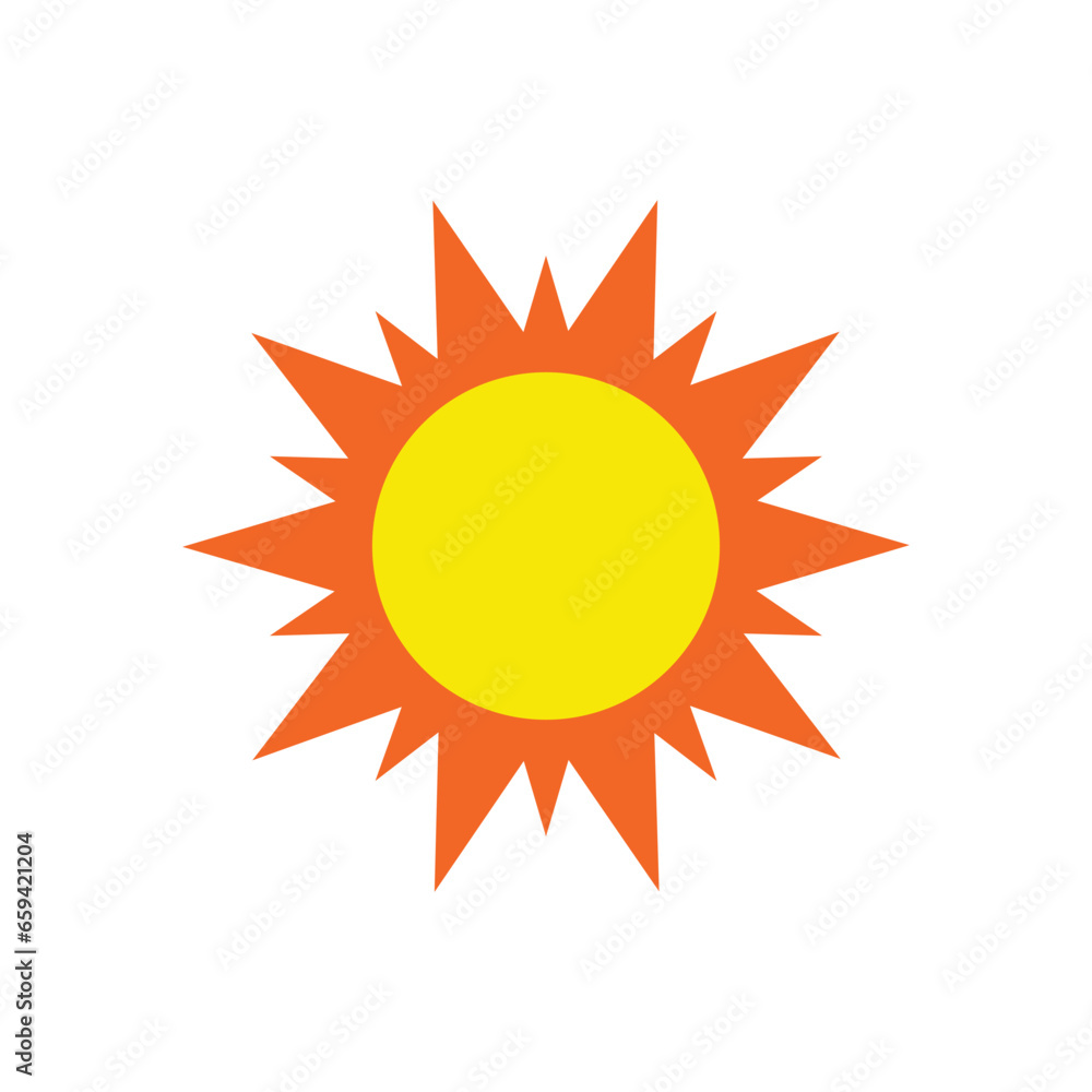 Sun Vector illustration Icon Logo Template design Sun Vector illustration Icon Logo Template design
