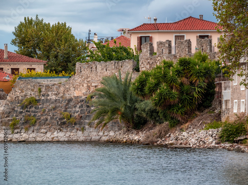 old castle in the village