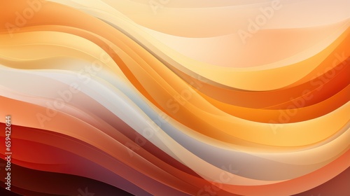 Digital art of an abstract landscape with a gradient of colors from red to orange to yellow