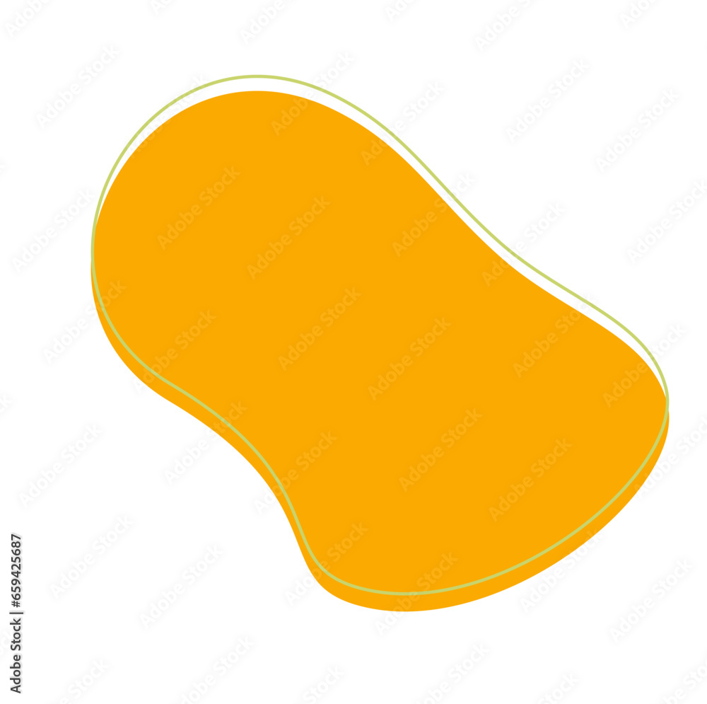 Organic blob shape element - minimalist outline
Organic blob shape element - minimalist outline