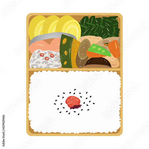 お弁当真上アングル