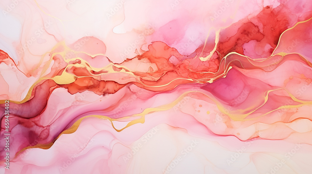 floral painting style incorporates the swirls of marble or the ripples of agate.