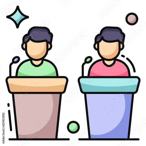 Perfect design icon of speech 
