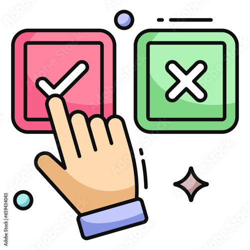 Creative design icon of opinion boards