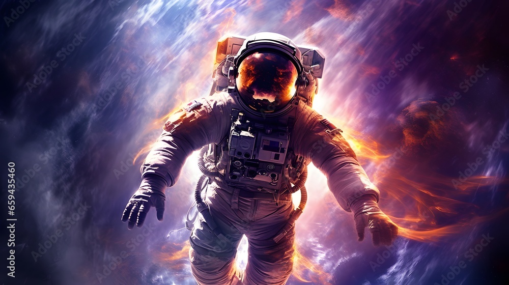 Man in the Space, Generative AI Man in the Space, Generative AI