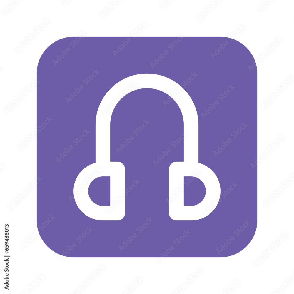 Illustration vector graphic icon of Headphone. Flat Style Icon. Multimedia Themed Icon. Vector illustration isolated on white background. Perfect for website or application design. Illustration vector graphic icon of Headphone. Flat Style Icon. Multimedia Themed Icon. Vector illustration isolated on white background. Perfect for website or application design.