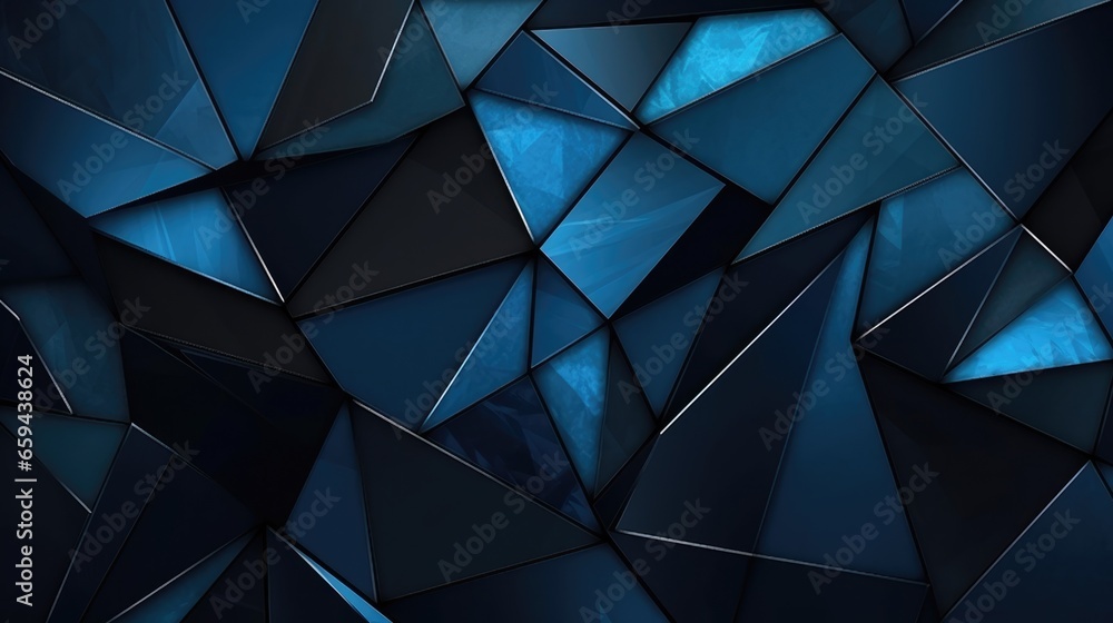Blue crystal abstract background. Black Friday Sale concept. Fantastic neon wallpaper. Glowing crystals illustration. Luxury elegant dark navy blue style for poster, cover, print, artwork. Blue crystal abstract background. Black Friday Sale concept. Fantastic neon wallpaper. Glowing crystals illustration. Luxury elegant dark navy blue style for poster, cover, print, artwork.