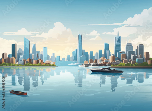 city vector