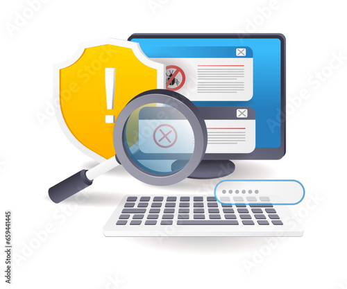 Malware problem search system