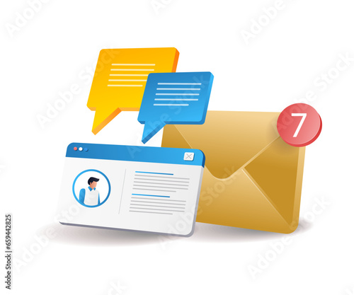 Technology marketing email notifications