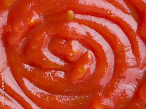 close up of tomato sauce © mansum008