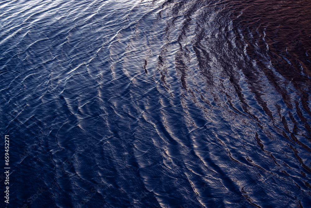 Dark blue sea surface for background. Dark blue sea surface for background.