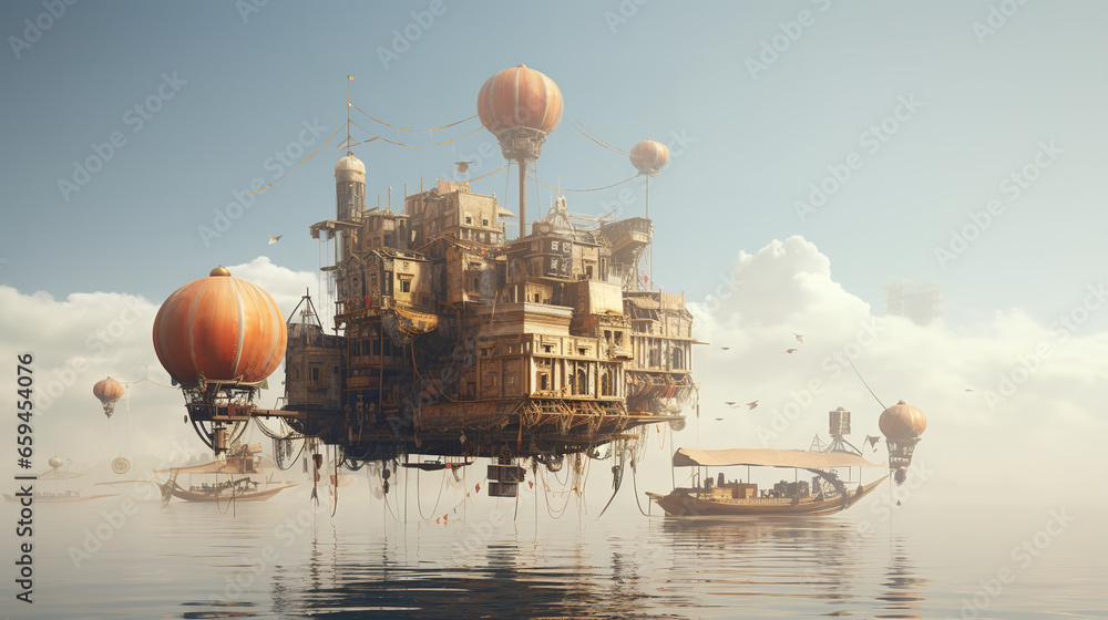 Obraz premium flying fortress