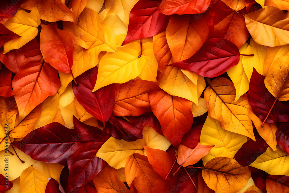 Colorful autumn leaves background Colorful autumn leaves background