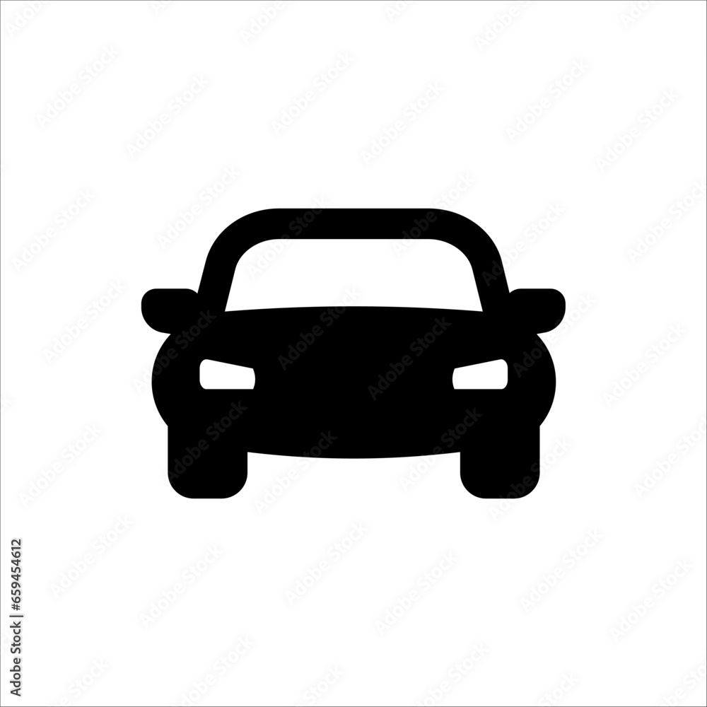 car Icon. vector illustration on white background