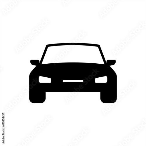 car Icon. vector illustration on white background