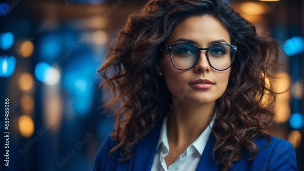 intellectual business woman wearing specs and coat. intelligence and smart look. smart business woman portrait. future success business women. intellectual business woman wearing specs and coat. intelligence and smart look. smart business woman portrait. future success business women.