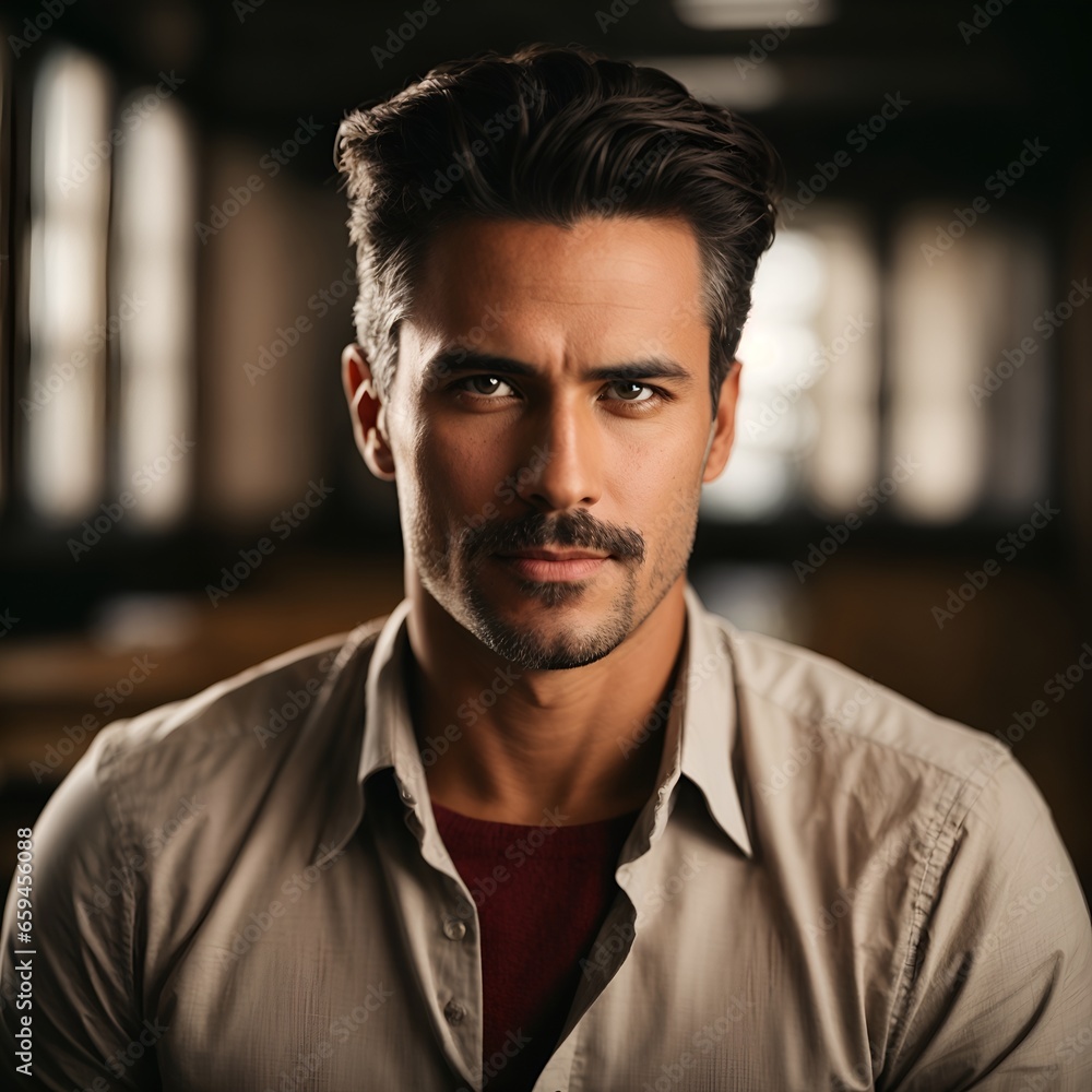 Obraz premium portrait of a handsome man