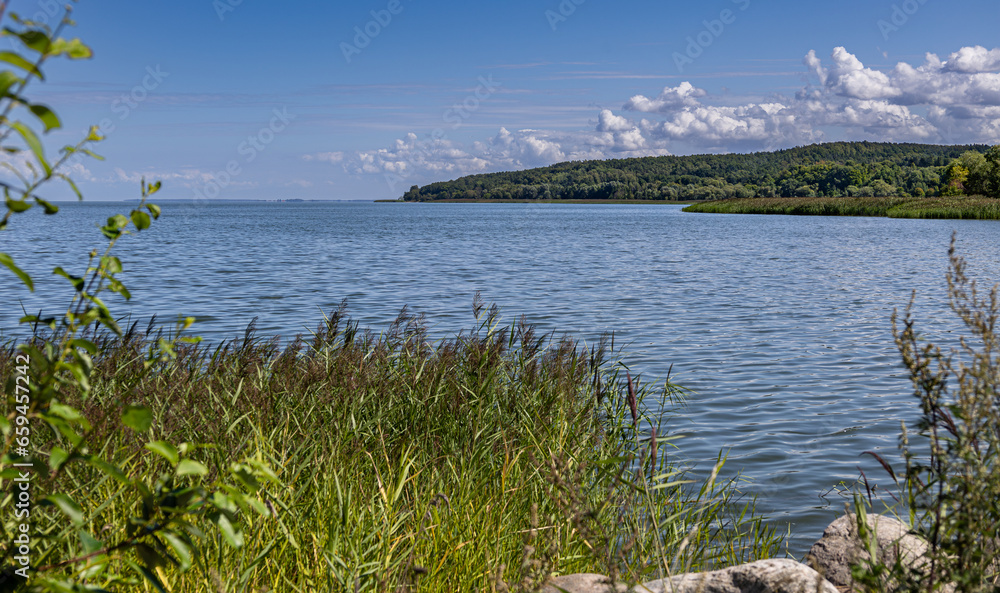 Tolkmocko, view of the Vistula Lagoon, northern Poland