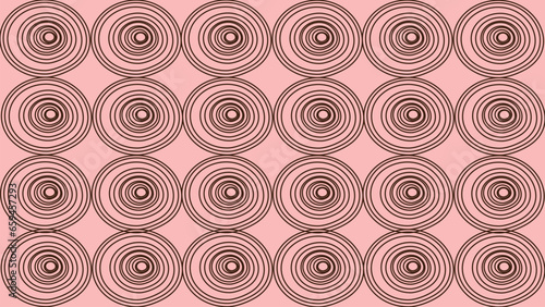 seamless pattern with pink circles