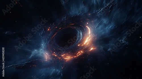 the psychedelic interstellar osmic black hole Osiris burned to a crisp 3d generative ai