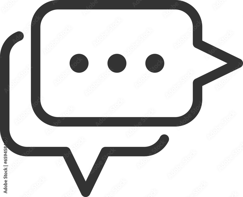 Chat icon vector design element. Talk bubble speech sign. Dialogue balloon. Chat icon vector design element. Talk bubble speech sign. Dialogue balloon.