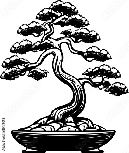 bonsai tree cartoon