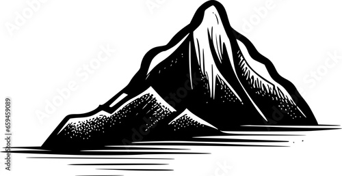 mountain cartoon