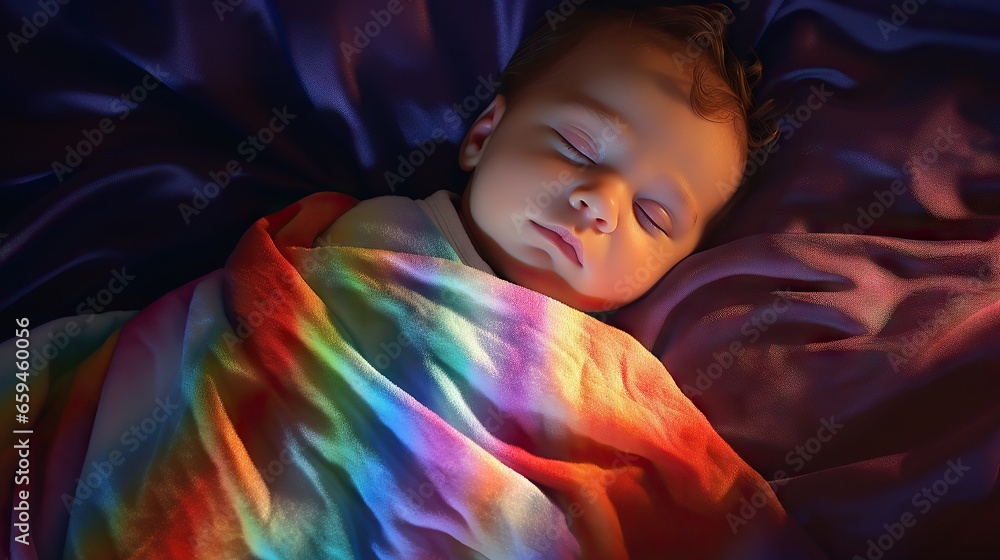 Cute smiling newborn child Cute smiling newborn child